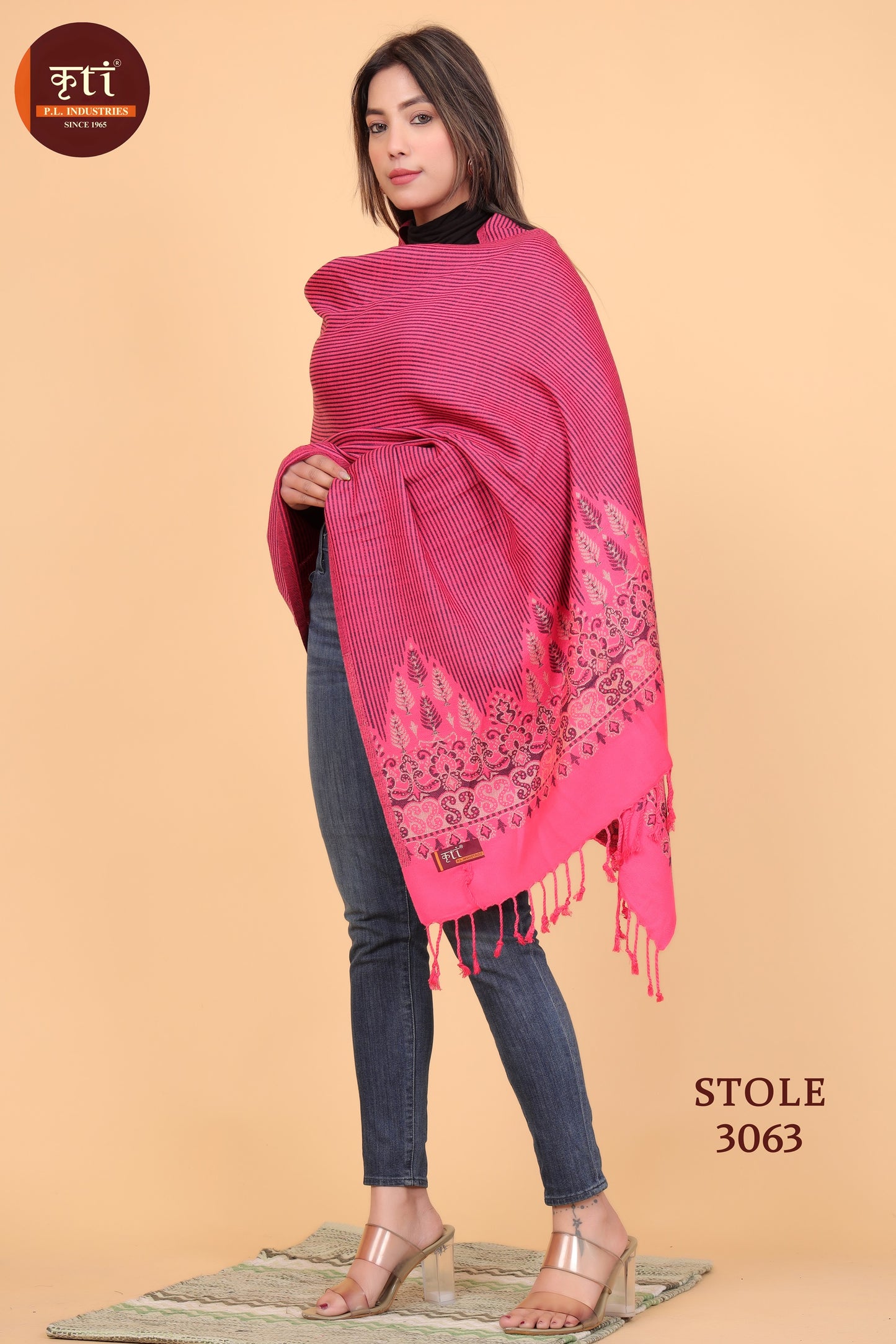 KRITI Wool Blend Stole For Women