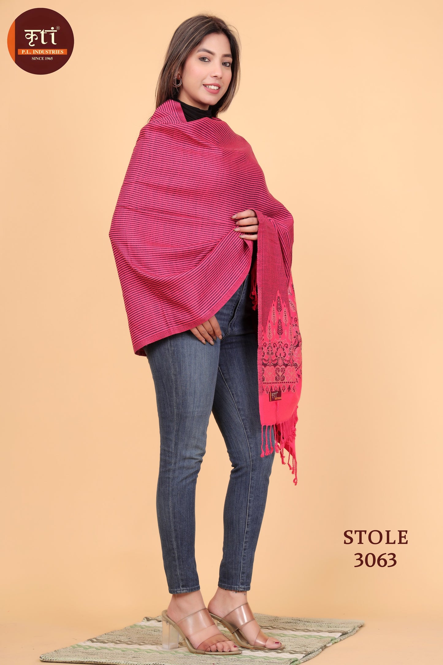 KRITI Wool Blend Stole For Women