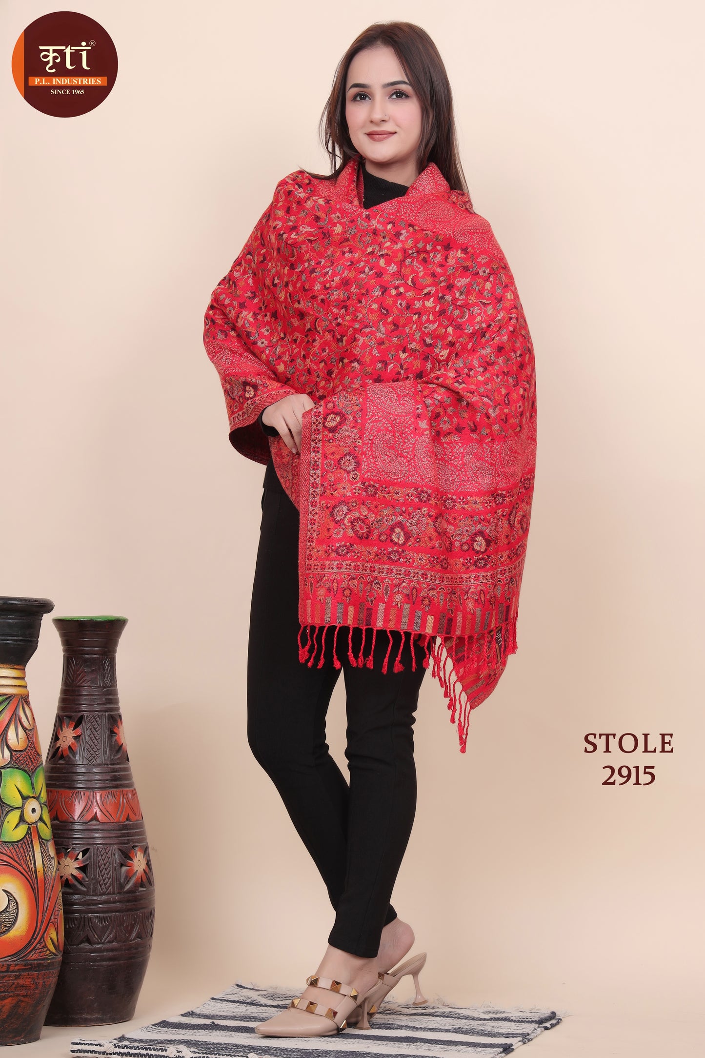 KRITI Acrylic/Viscose Shawl For Women