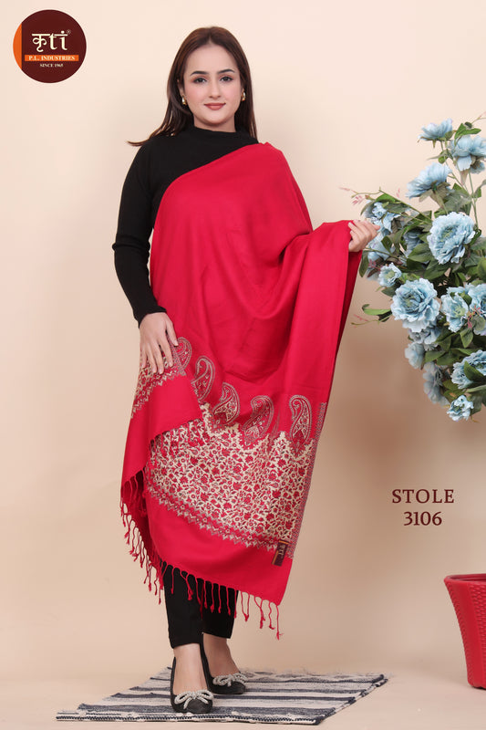 KRITI Acrylic/Viscose Stole For Women