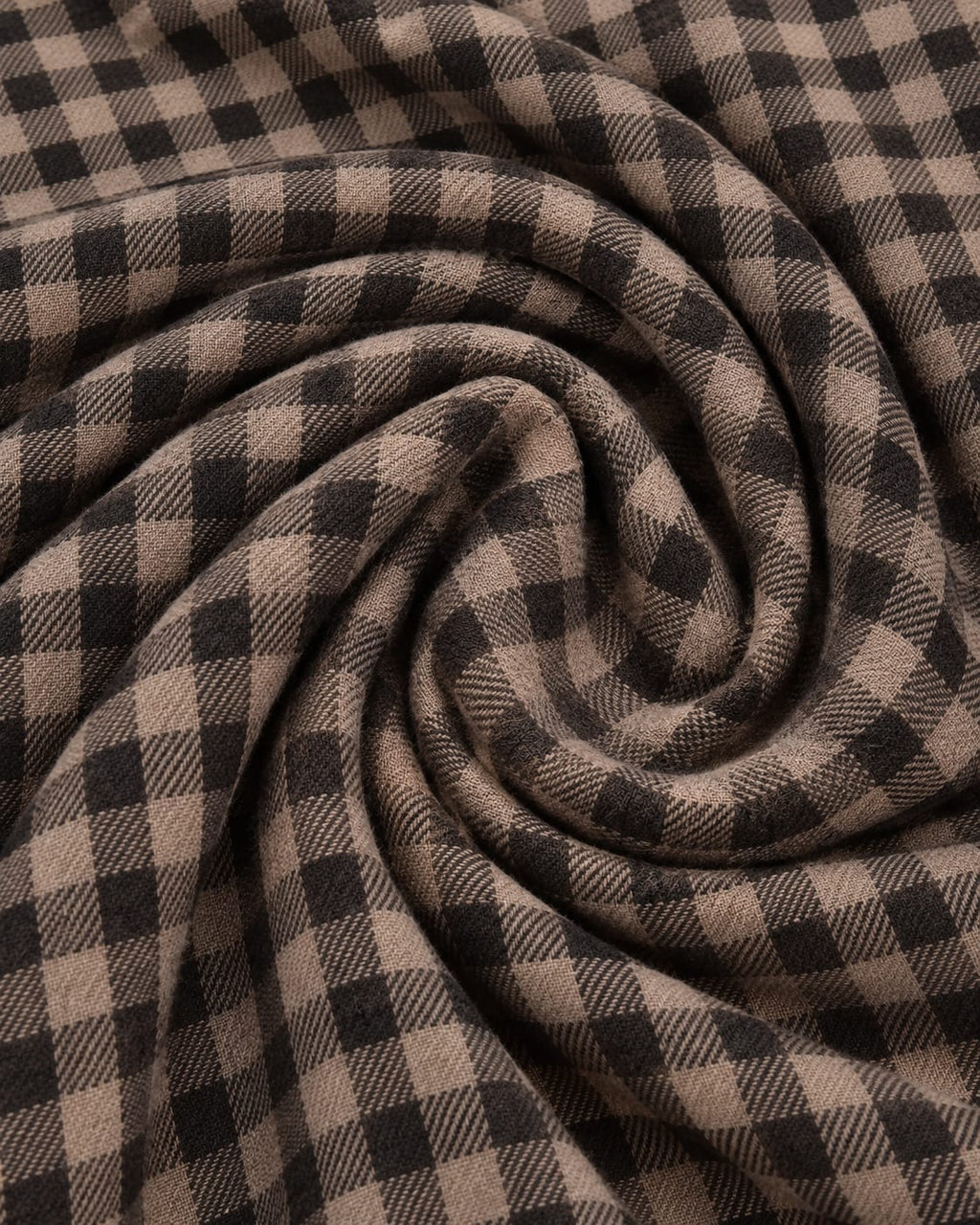 Traditional Check Winter Lohi For Men - Brown And Black