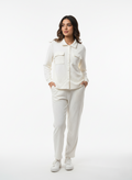 Winter Cotrise Cord Set - White