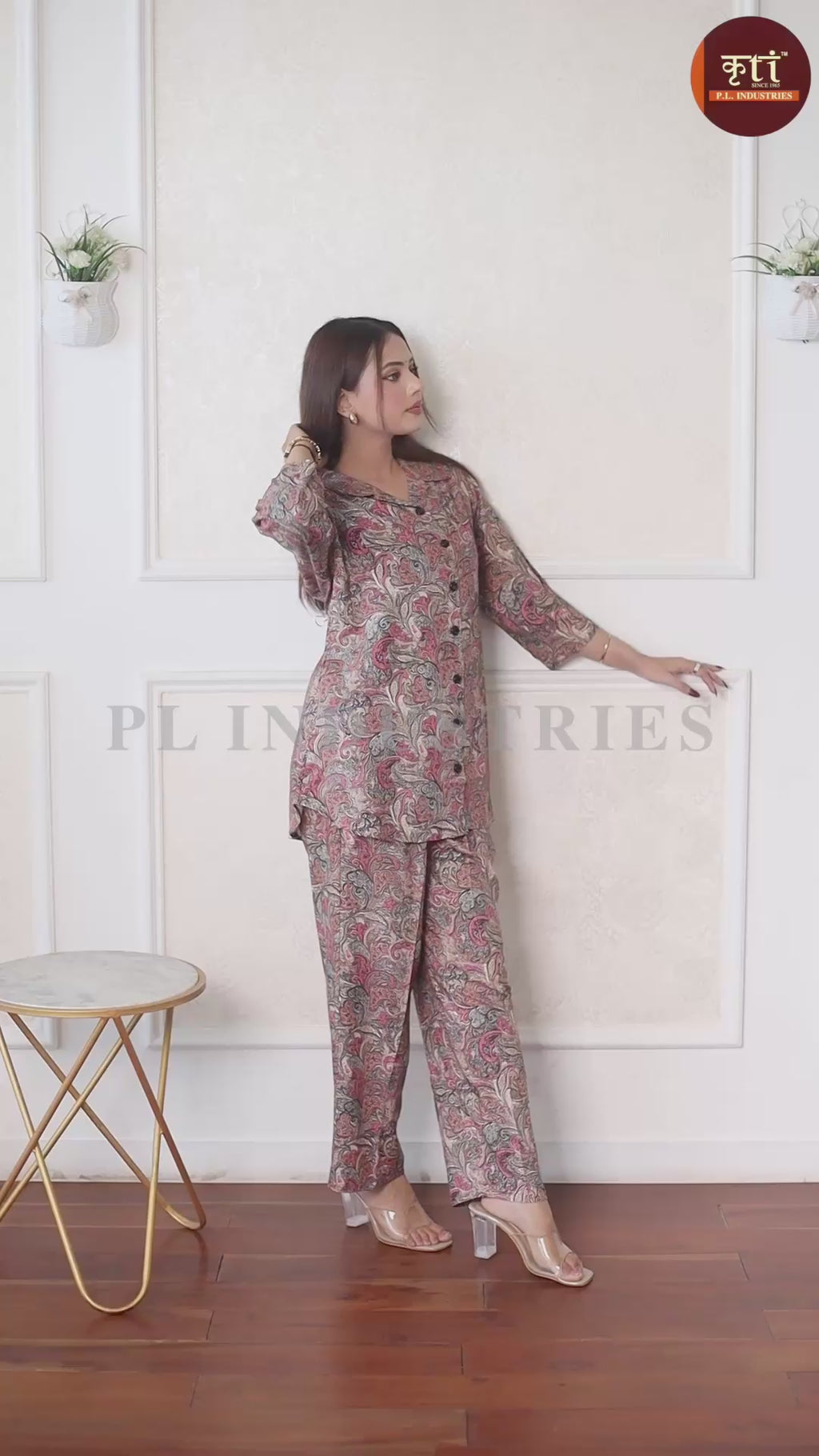 Paisley Printed Rayon Cotton Co-Ord Set - Multi